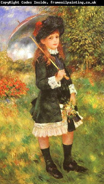 Pierre Renoir Young Girl with a Parasol